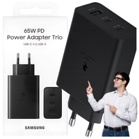 SZYBKA ŁADOWARKA SAMSUNG TRIO 3x USB 65W 1x USB-A +2x USB-C EP-T6530NBEGEU