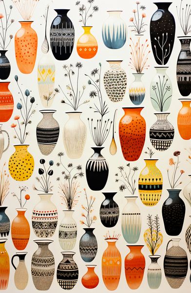 Plakat 53x81cm Symfonia Wazonów zdjęcie 1
