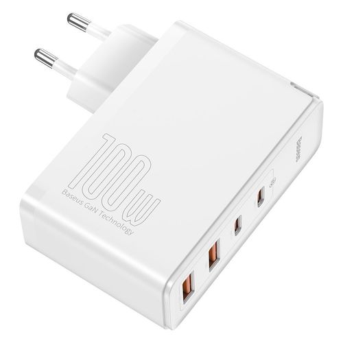 Szybka ładowarka sieciowa GaN2 Pro USB USB-C QC PD 100W biały na Arena.pl