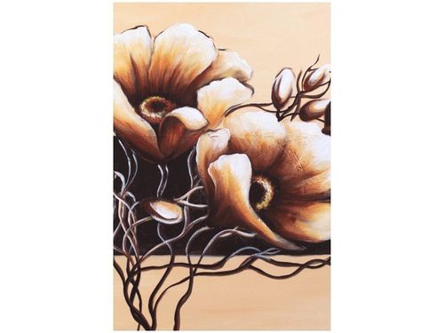 100 70CM OBRAZ PŁÓTNO DOSTOJNE KWIATY PŁÓTNO RAMA na Arena.pl