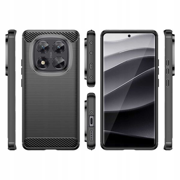 Spacecase Carbon Redmi Note 14 Pro 5G Black zdjęcie 6