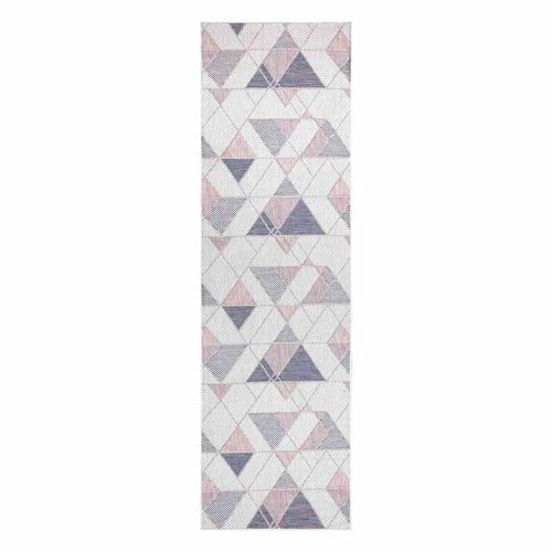 RUG/LU/VINEA/GEOMETRIC2/CREAM+POWDERPINK/60x300 na Arena.pl