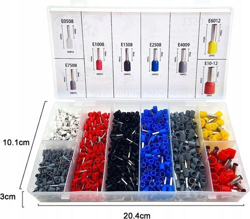 ZACISKARKA PRASKA SZCZYPCE DO KONEKTORÓW KOŃCÓWEK 1200 TULEJEK na Arena.pl