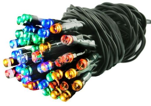 Lampki 40 LED solarne - multicolor na Arena.pl