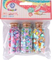 CONFETTI W BUTELECZKACH 3 SZT SŁONECZNY DZIEŃ ASTRA CREATIVO