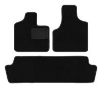 Dywaniki welurowe LUX Chrysler Grand Voyager III 2000-2008 czarne