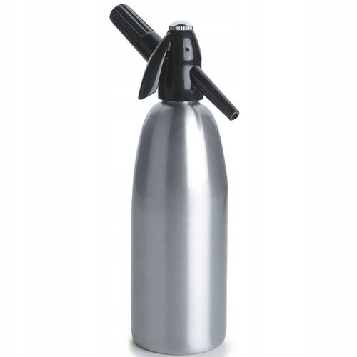 SYFON SATURATOR DO WODY SODOWEJ GAZOWANEJ CO2 STALOWY 1L SREBRNY na Arena.pl