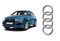 Wydruk cukrowy na tort A5 Audi logo DIY