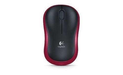 Logitech Mouse M185 Wireless, No, Red, Yes, Wireless connection na Arena.pl