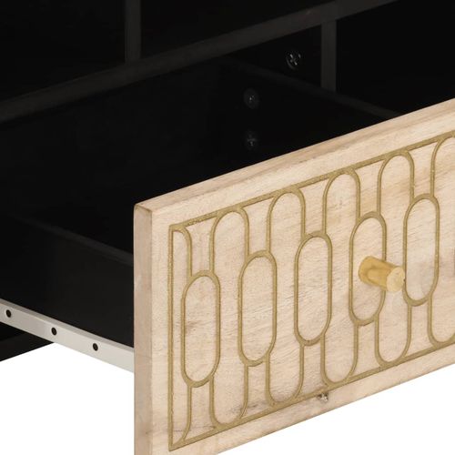 Szafka pod telewizor, 100x33x46 cm, lite drewno mango na Arena.pl