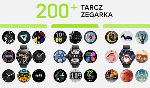 Smartwatch KIESLECT Actor black na Arena.pl