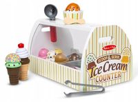 Zabawki dla dzieci Drewniana lodziarnia Sklepik z lodami Kramik MelissaDoug