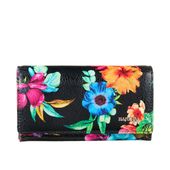 Duży portfel damski z biglem BajuBaj ze skóry licowej PD1602s129 RFID