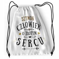 Plecak Dla Szymona Sportowy Szkolny Worek Torba Z Nadrukiem Ze Zdjęciem