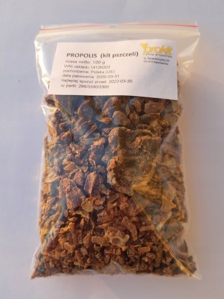 propolis (kit pszczeli) surowy polski 100 g zdjęcie 2