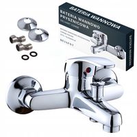 BATERIA WANNOWA PRYSZNICOWA ŚCIENNA KRAN DO WANNY DELVANT CONSE CHROM