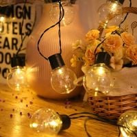 Girlanda Solarna Kulki 5Cm Na Balkon Led Ciepła 10