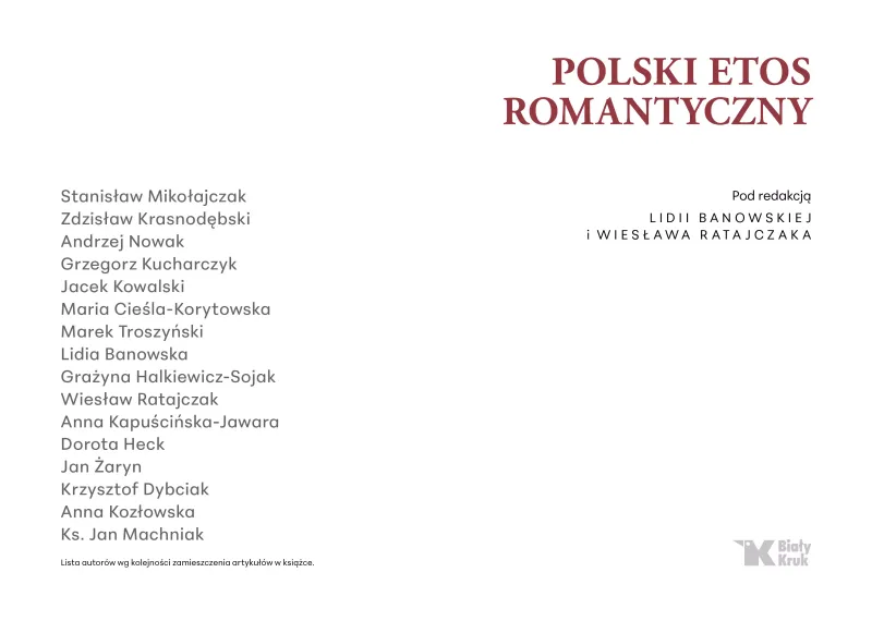 Polski etos romantyczny zdjęcie 2