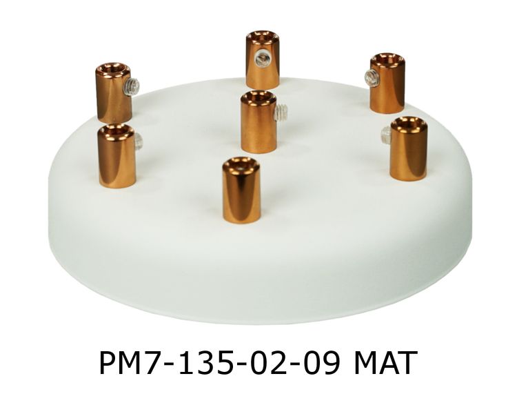 PODSUFITKA BIAŁA MASKOWNICA Z MIEDZIĄ 7 otworów 135mm zdjęcie 1