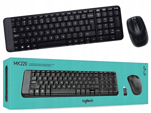 Zestaw bezprzewodowy Logitech MK220 na Arena.pl