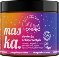 ONLYBIO MASKA DO WŁOSÓW NISKOPOROWATYCH 400 ML