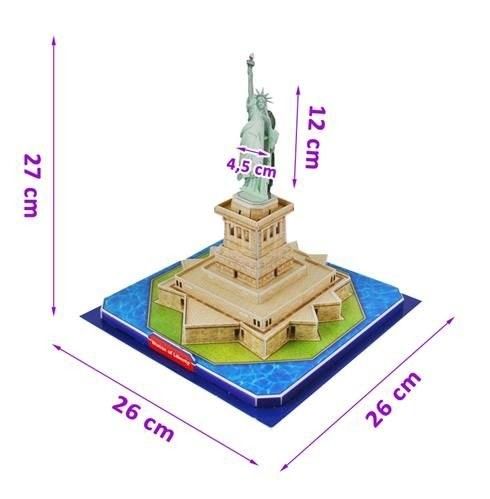 PUZZLE 3D STATUA WOLNOŚCI 35 ELEMENTÓW na Arena.pl
