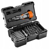 2 x NEO TOOLS WKRĘTAK ELEKTRYCZNY AKUMULATOROWY 43 KOŃCÓWKI 3,6V USB + ADAP