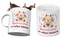 Dla Córki Zestaw Kubek + Skarbonka Na Prezent Z Nadrukiem Ze Zdjęciem