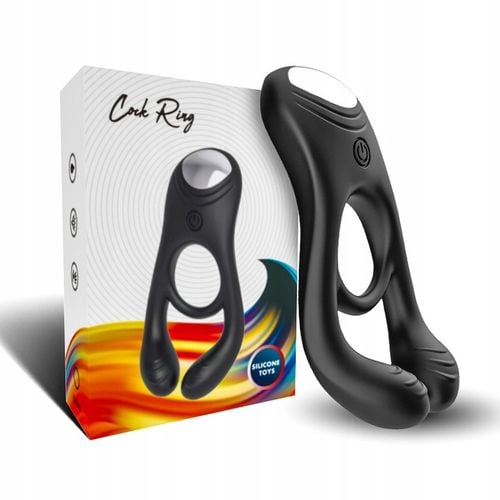 WIBRUJĄCY PERŚCIEŃ NA PENISA RING WIBRATOR DLA PAR nakładka DO ŁECHTACZKI na Arena.pl