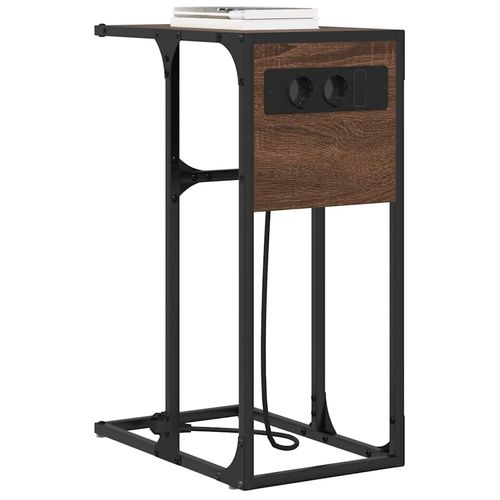 Stolik nocny Brązowy dąb 41.5 x 26 x 60.5 cm na Arena.pl