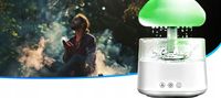 Nawilżacz powietrza totalstore grzybek lampka nocna dyfuzor 450 ml 5 W