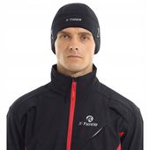 Kurtka Softshell Męska Czapka Na Rower Dobrze Ocieplona Zimne Poranki 5XL