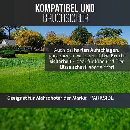 NOŻE DO PARKSIDE ROBOTA KOSZĄCEGO PMRA PMRDA A1 TYTANOWE PREMIUM 9 szt. zdjęcie 11