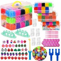 GUMKI DO ROBIENIA BRANSOLETEK ZESTAW GUMEK XXXXL 15000 szt KORALIKI PREZENT