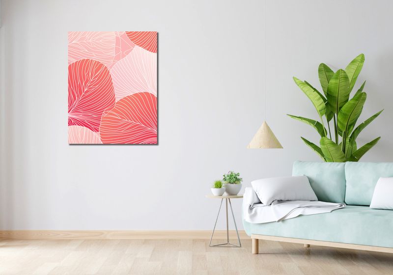 Obraz 70x90cm Koralowy Ogród zdjęcie 2