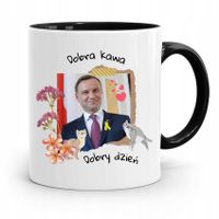 Kubek Czarny Prezydenta Andrzej Duda Dobra Kawa