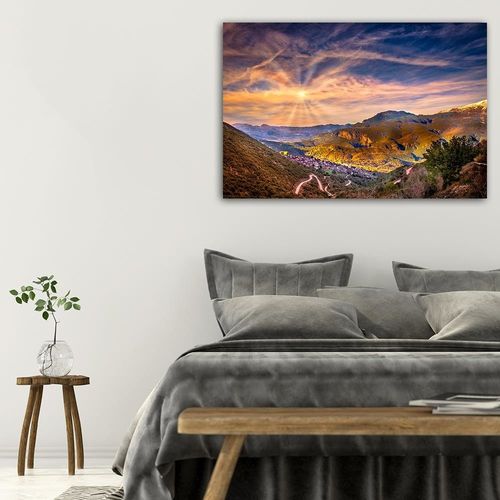 Deco Panel, Miasteczko w górach 120x80 na Arena.pl