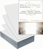 Ulotki A6 reklamowe firmowe 5000szt wiele wzorów do wyboru SALA BANKIETOWA