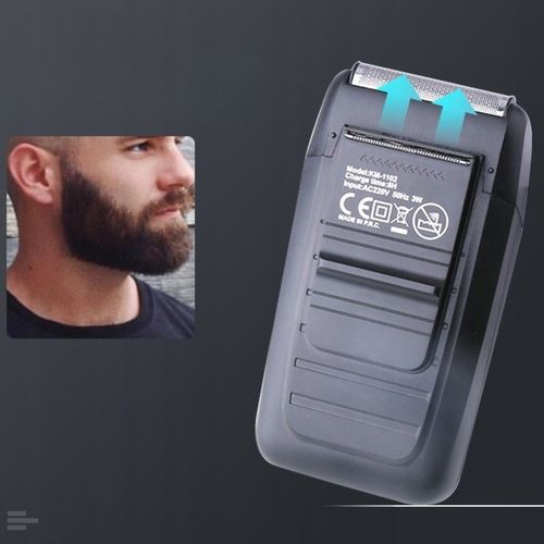 BEZPRZEWODOWA GOLARKA FOLIOWA DO GOLENIA BRODY WŁOSÓW MĘSKA MASZYNKA KEMEI na Arena.pl