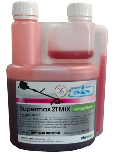 Olej do silników 2 suwowych SUPERMAX 2T MIX 0.5L GERMAN na Arena.pl