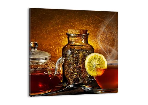 Obraz Na Płótnie - Herbata Napar  - 30X30 Cm - Ac30X30-2434 na Arena.pl