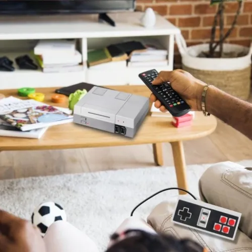 KONSOLA RETRO GRA TELEWIZYJNA 620 GIER TV AV + 2 PADY GIERKA GRY DUŻO na Arena.pl