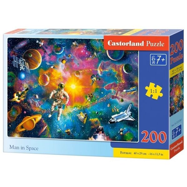 Puzzle 200 man in space CASTOR zdjęcie 1