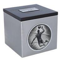 Urna z motywem siatkówki, Urna dla siatkarza Tabliczka / Tak