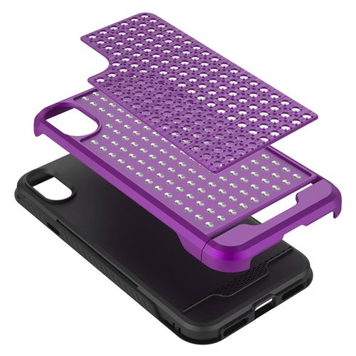 Etui do iPhone X (Purple/Black) na Arena.pl