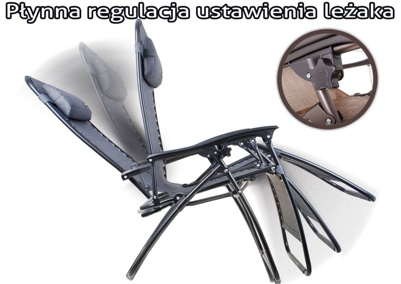 Leżak Ogrodowo Plażowy Pasy zdjęcie 12