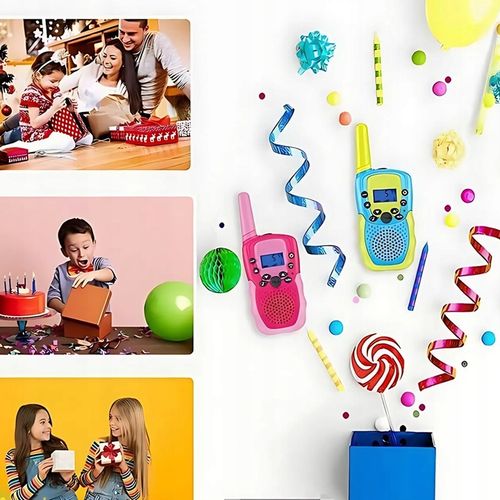 ZESTAW WALKIE TALKIE DLA DZIECI 2 SZT ŁOKI TOKI KRÓTKOFALÓWKI DUŻY ZASIĘG na Arena.pl