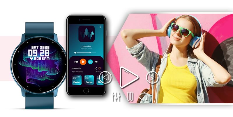 Smartwatch GIEWONT Niebieski GW120-4 zdjęcie 14