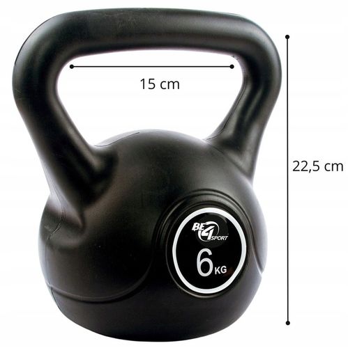 Kettlebell Kettle Hantla Kula Odważnik Obciążenie Do Ćwiczeń 6kg PREZENT na Arena.pl