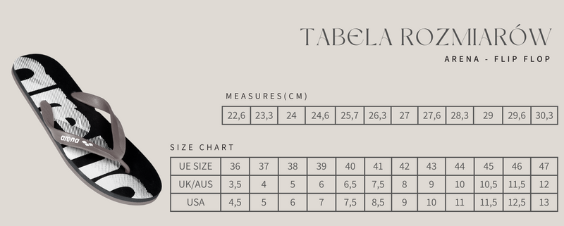 Klapki japonki basenowe plażowe antypoślizgowe Arena Unisex rozmiar 36 zdjęcie 11